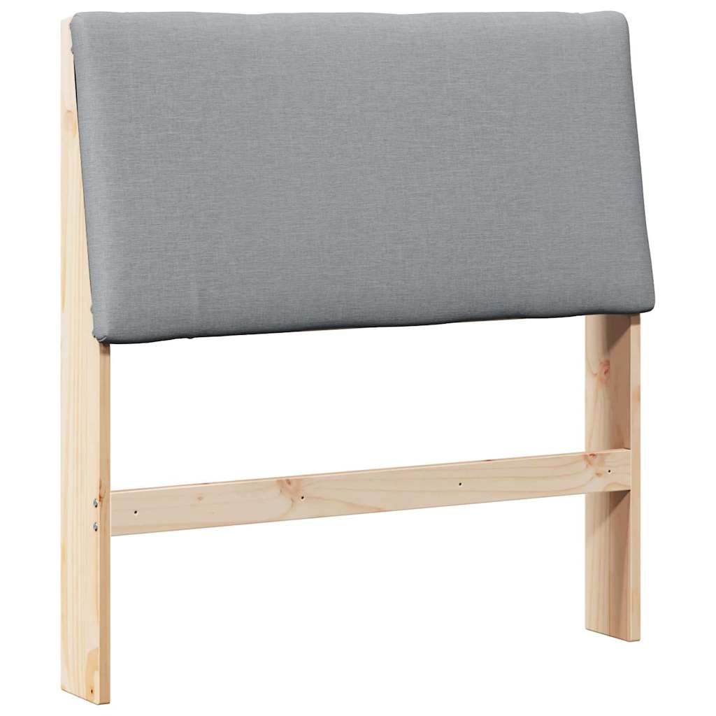 Ταπετσαρισμένο κεφαλάρι Ανοιχτό γκρι 100 cm