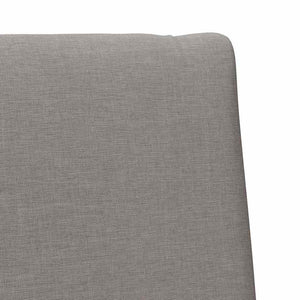 Ταπετσαρισμένο κεφαλάρι Taupe 75 cm Στερεά ξυλεία πεύκου