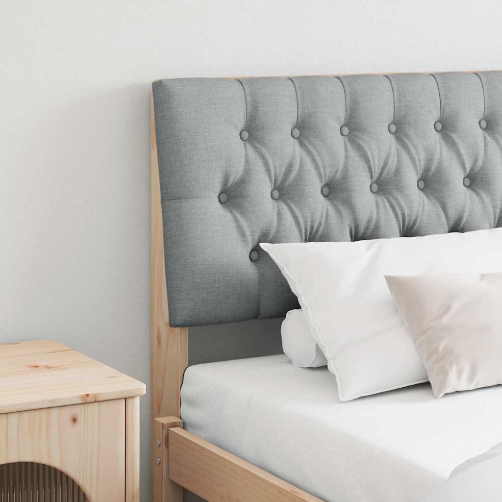 Ταπετσαρισμένο κεφαλάρι Ανοιχτό γκρι 200 cm