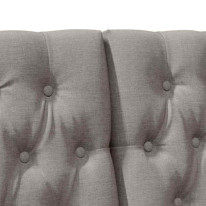 Ταπετσαρισμένο κεφαλάρι Taupe 180 cm Στερεά ξυλεία πεύκου - Pakobazaar
