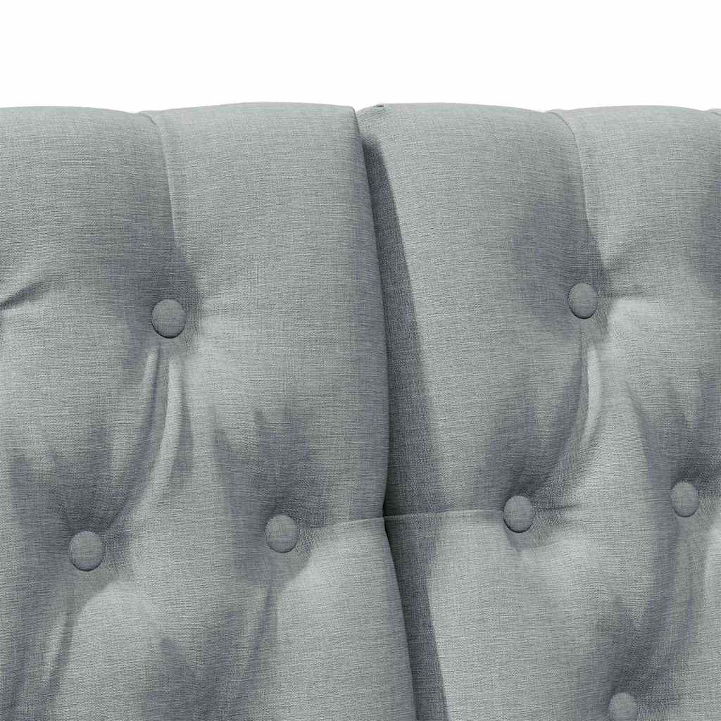 Ταπετσαρισμένο κεφαλάρι Ανοιχτό γκρι 180 cm