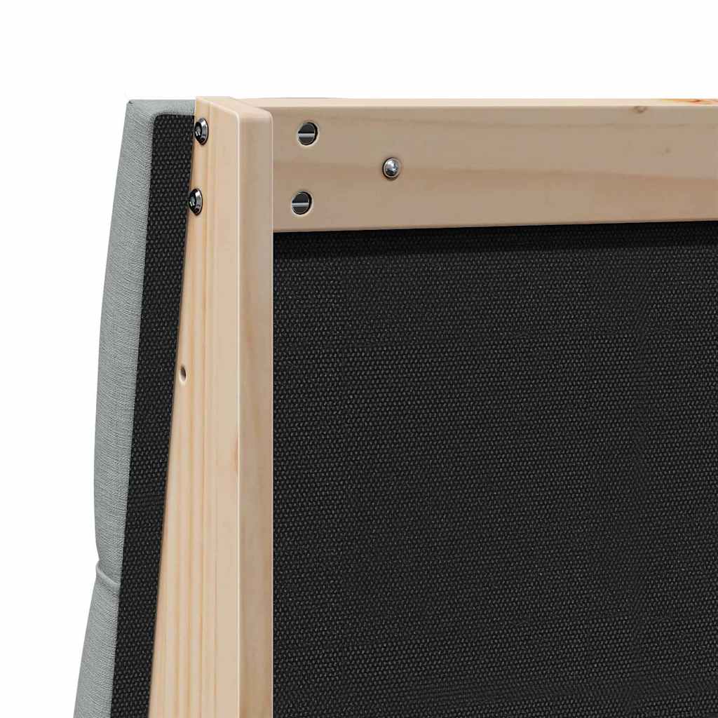 Ταπετσαρισμένο κεφαλάρι Ανοιχτό γκρι 160 cm