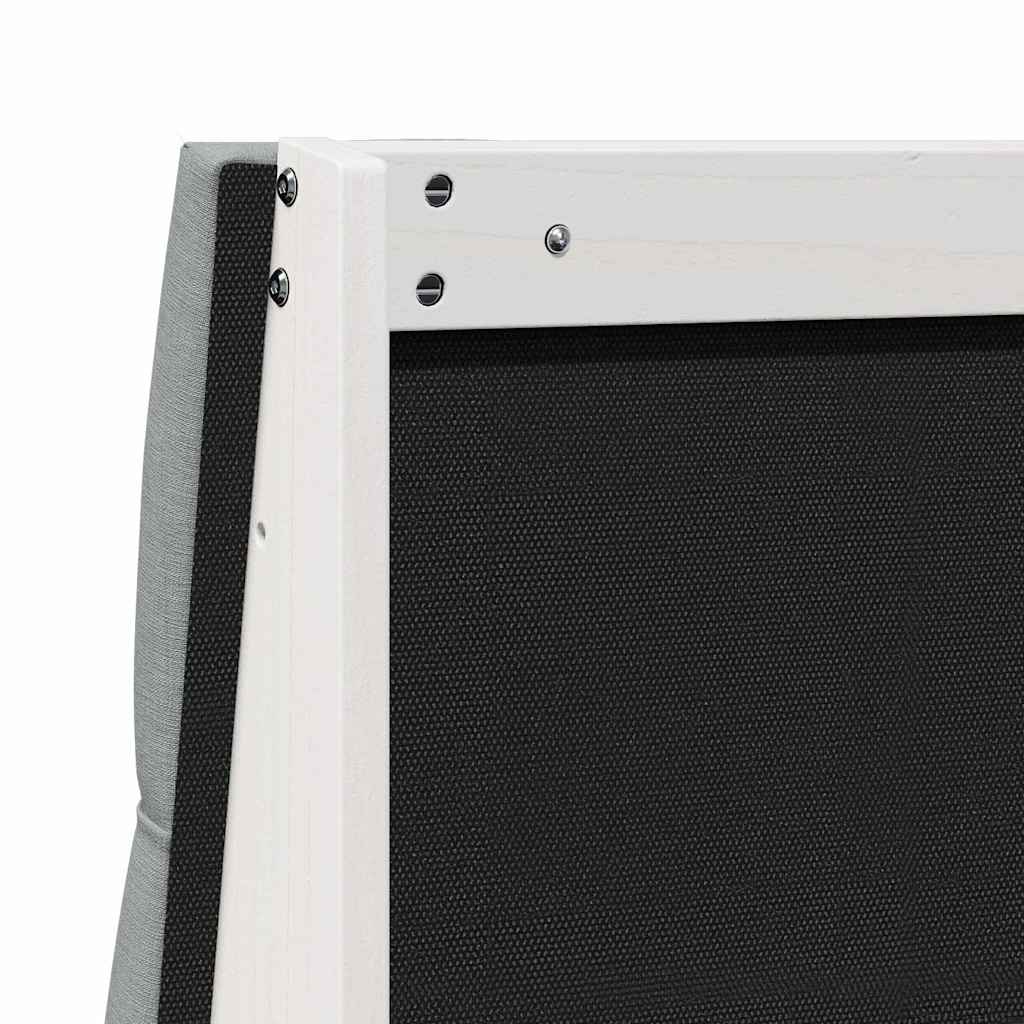 Ταπετσαρισμένο κεφαλάρι Ανοιχτό γκρι 140 cm