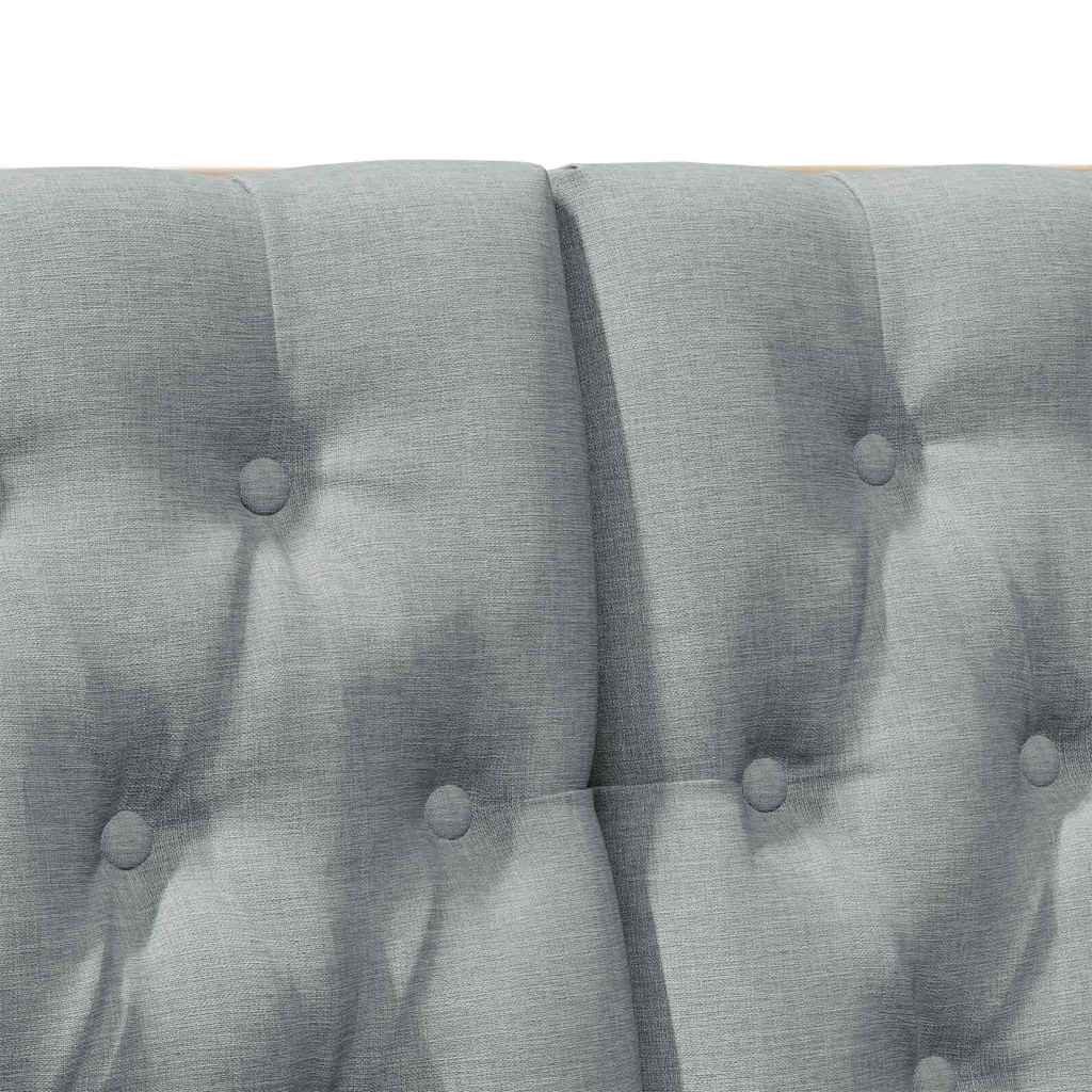 Ταπετσαρισμένο κεφαλάρι Ανοιχτό γκρι 120 cm