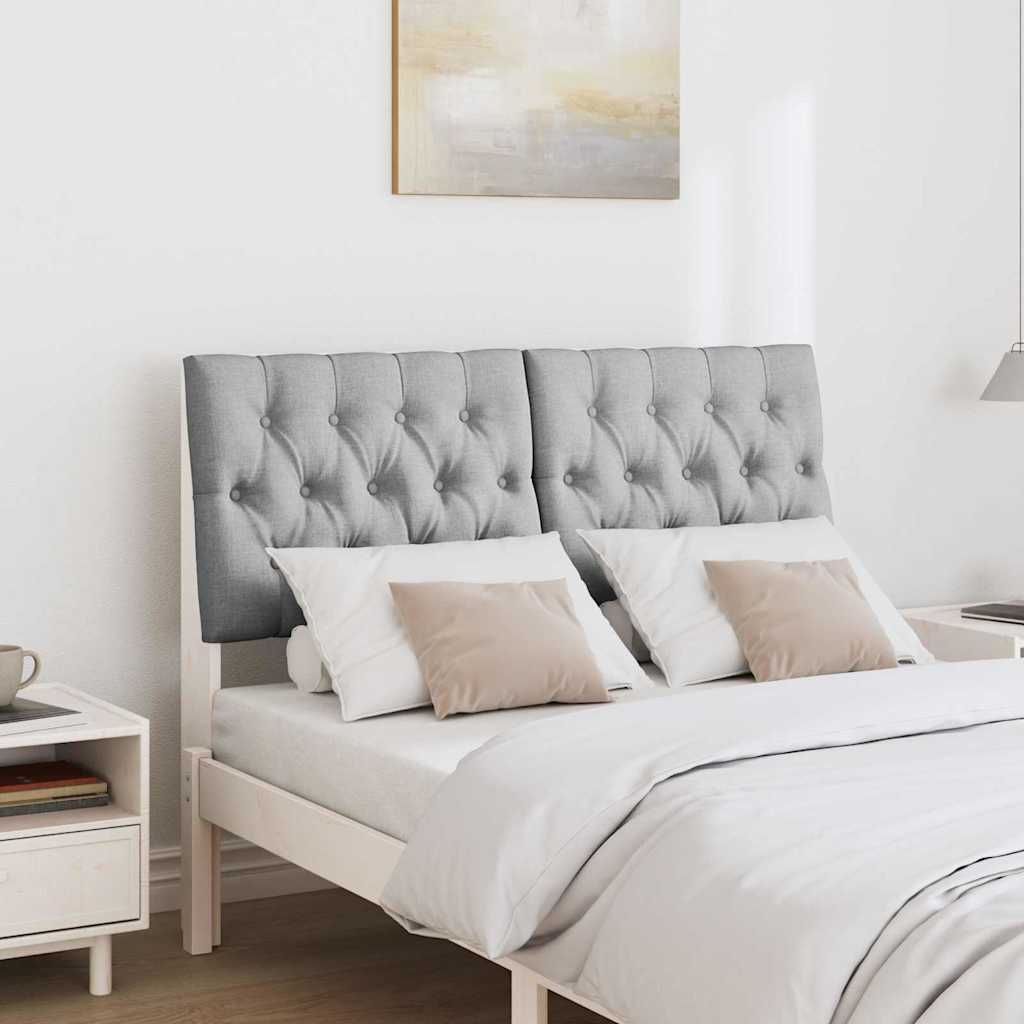 Ταπετσαρισμένο κεφαλάρι Ανοιχτό γκρι 120 cm