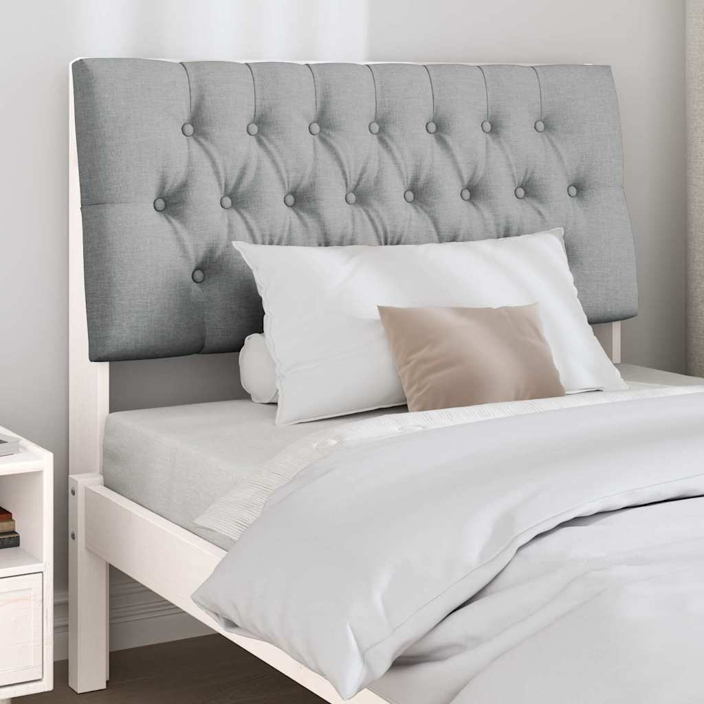 Ταπετσαρισμένο κεφαλάρι Ανοιχτό γκρι 100 cm