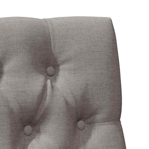 Ταπετσαρισμένο κεφαλάρι Taupe 75 cm Στερεά ξυλεία πεύκου