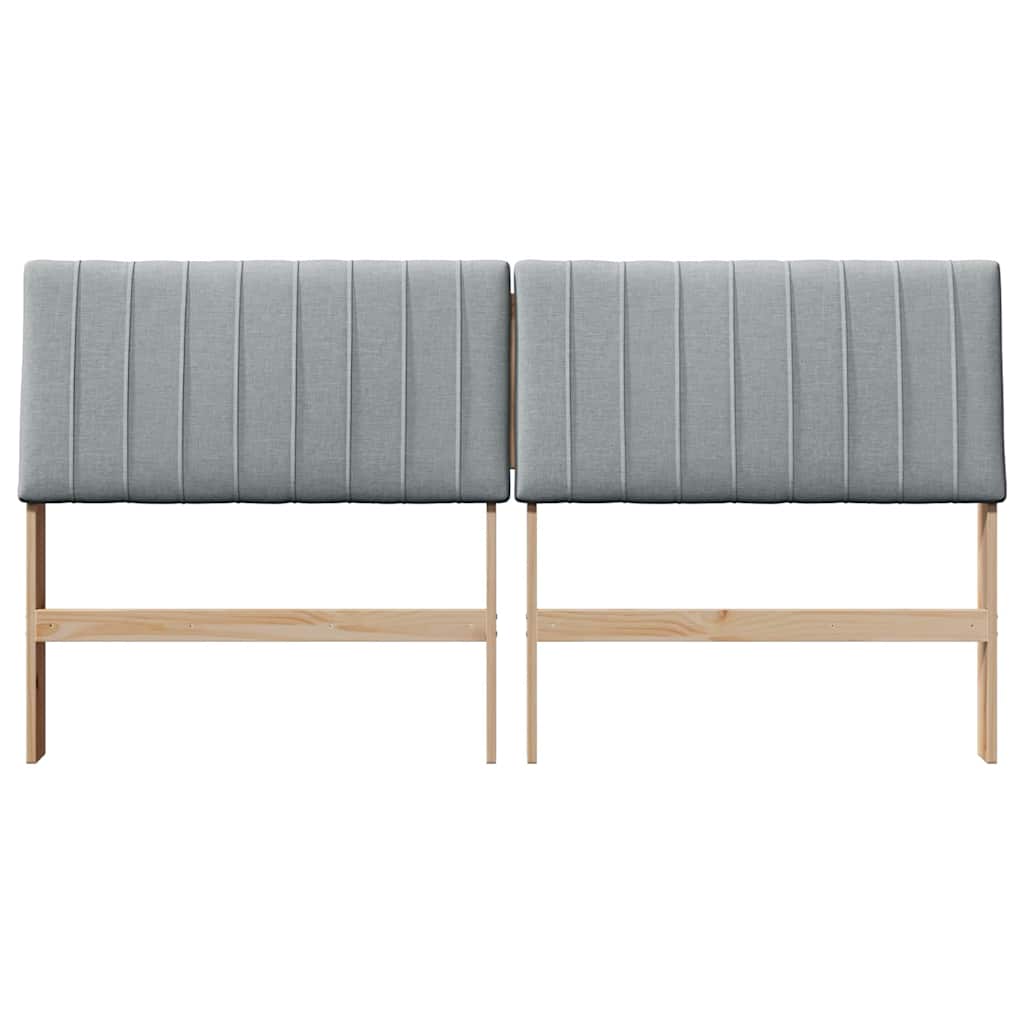 Ταπετσαρισμένο κεφαλάρι Ανοιχτό γκρι 200 cm