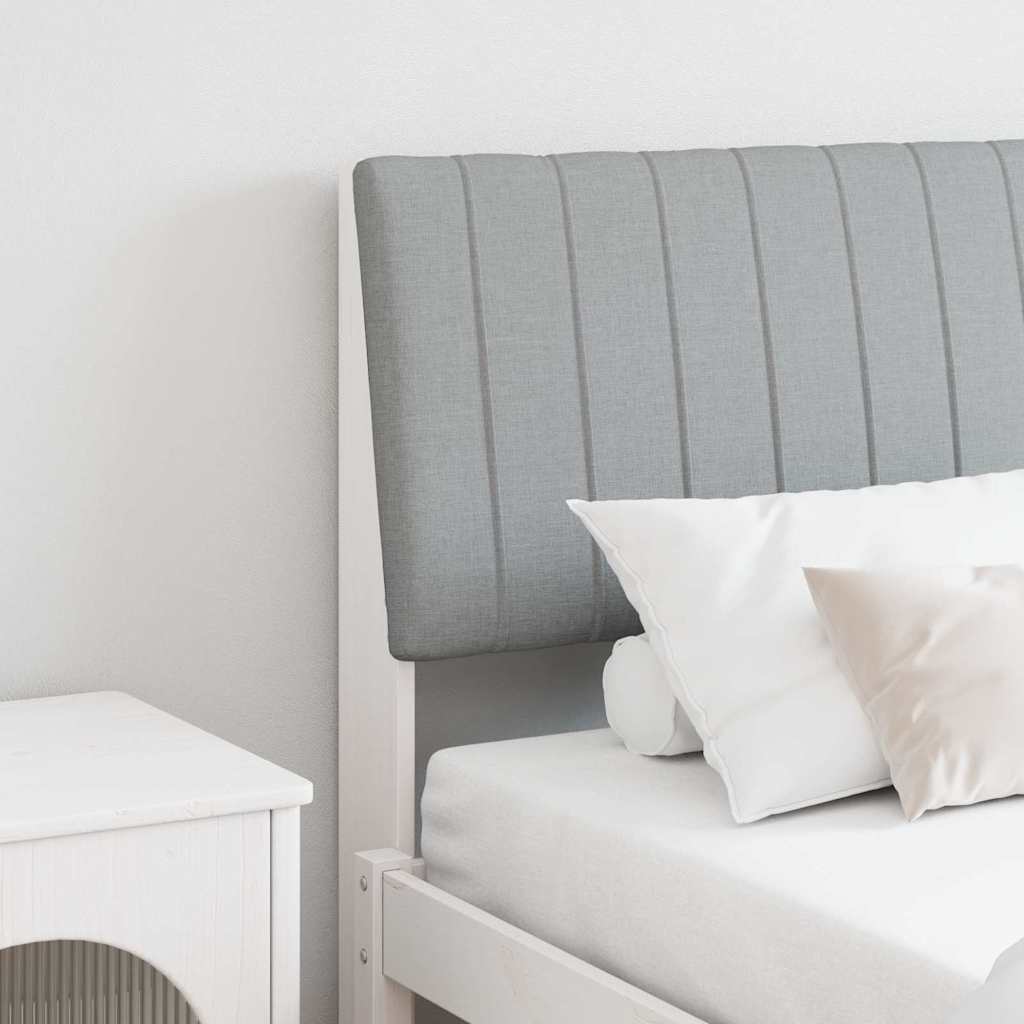 Ταπετσαρισμένο κεφαλάρι Ανοιχτό γκρι 180 cm