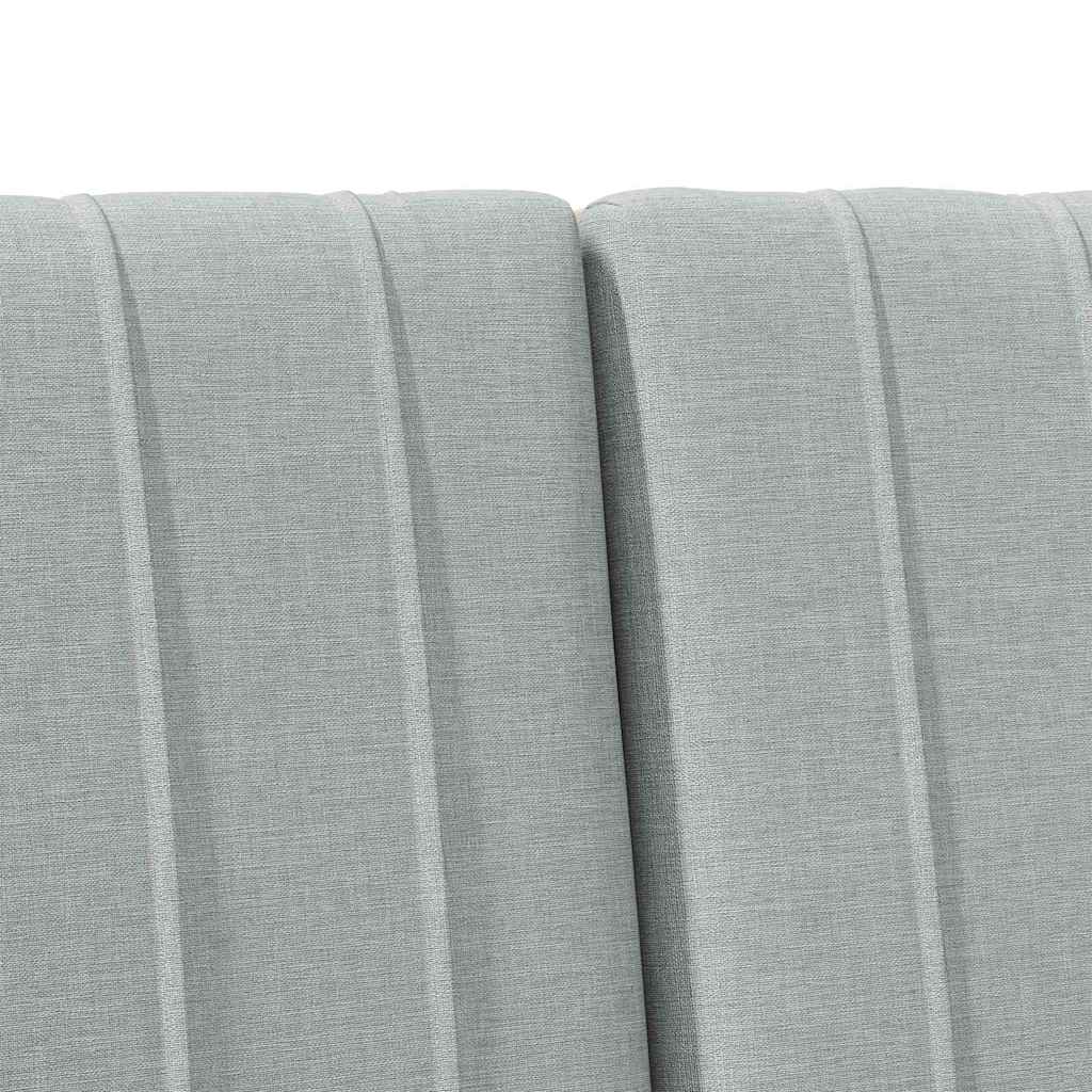 Ταπετσαρισμένο κεφαλάρι Ανοιχτό γκρι 160 cm