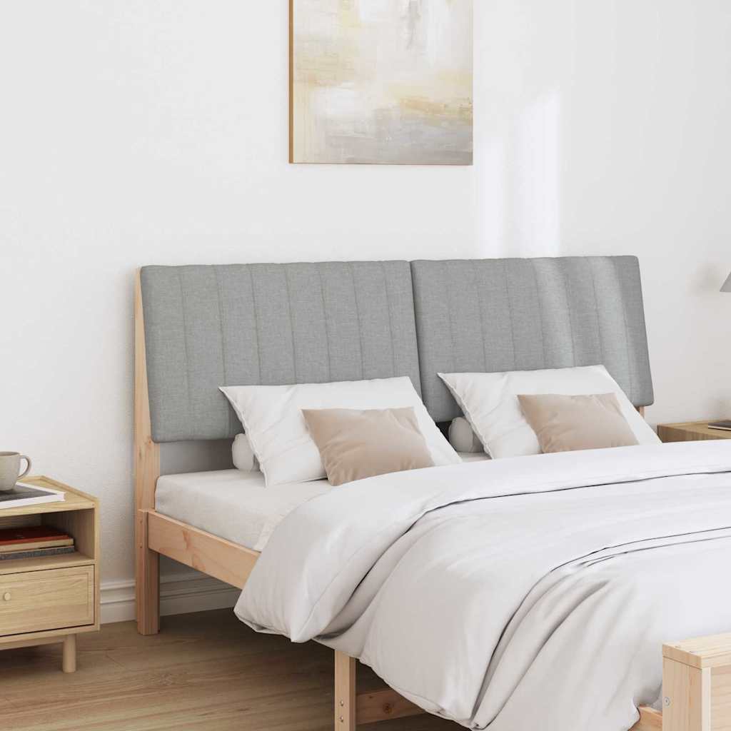 Ταπετσαρισμένο κεφαλάρι Ανοιχτό γκρι 160 cm