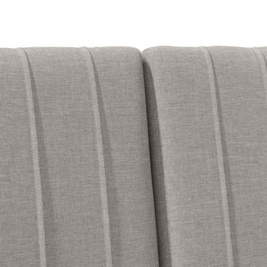 Ταπετσαρισμένο κεφαλάρι Taupe 160 cm Στερεά ξυλεία πεύκου