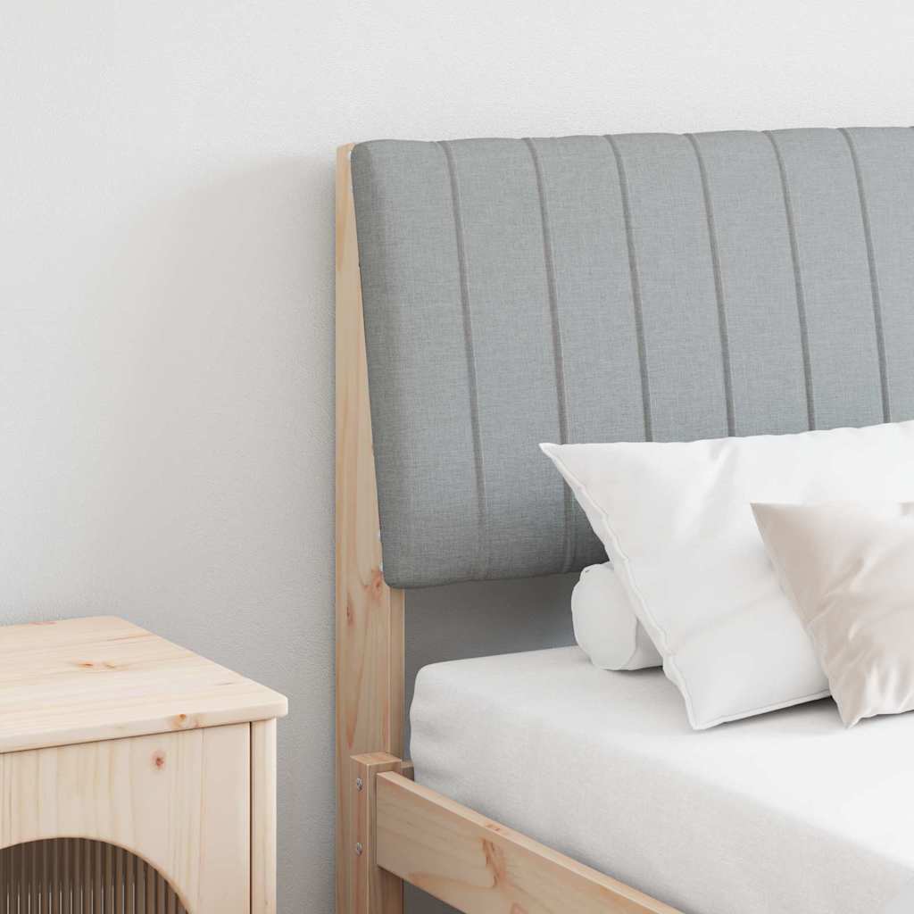 Ταπετσαρισμένο κεφαλάρι Ανοιχτό γκρι 150 cm