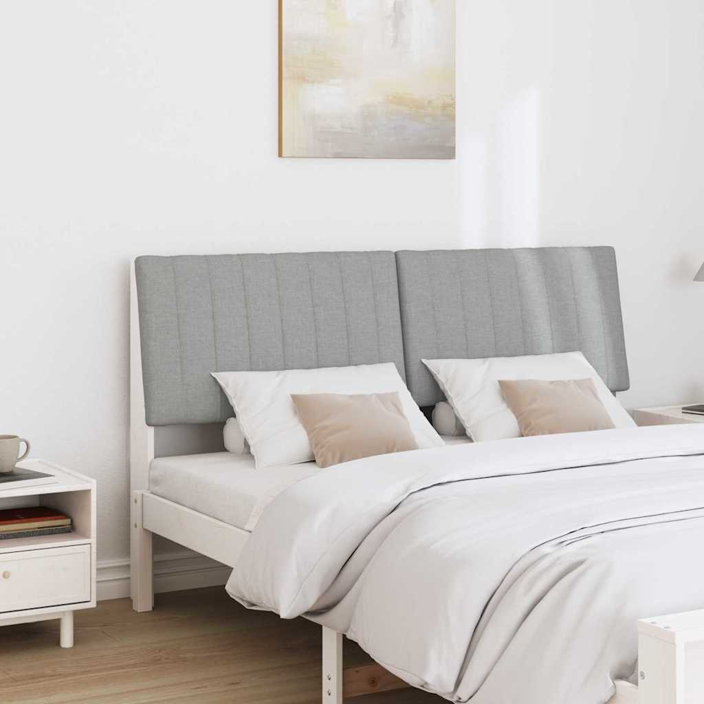 Ταπετσαρισμένο κεφαλάρι Ανοιχτό γκρι 150 cm