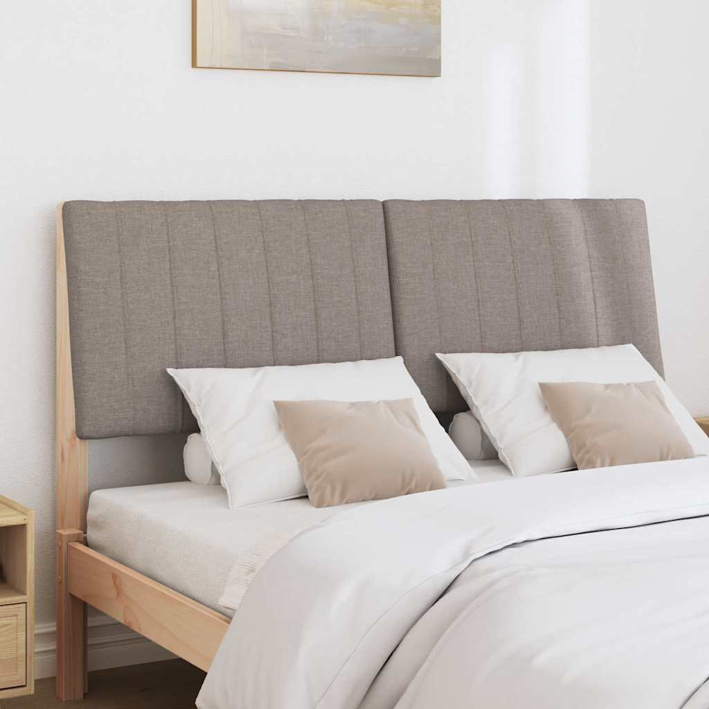 Ταπετσαρισμένο κεφαλάρι Taupe 140 cm Στερεά ξυλεία πεύκου