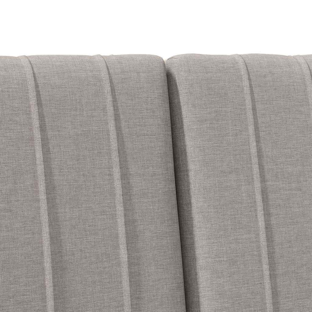 Ταπετσαρισμένο κεφαλάρι Taupe 135 cm Στερεά ξυλεία πεύκου