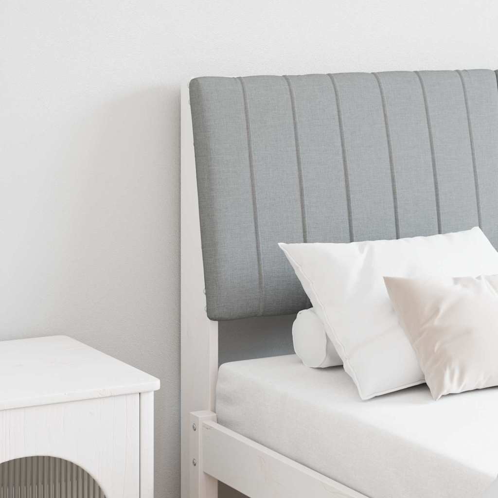 Ταπετσαρισμένο κεφαλάρι Ανοιχτό γκρι 135 cm