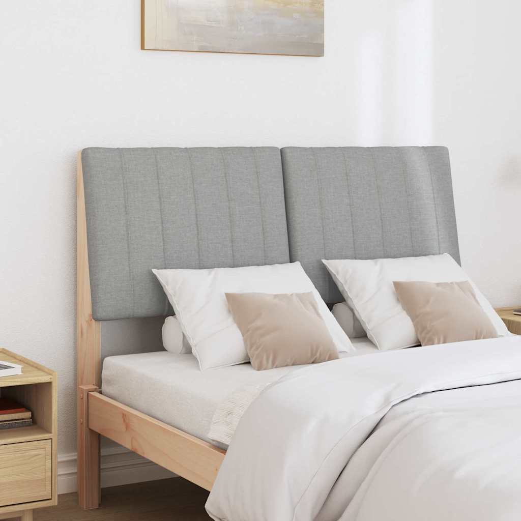 Ταπετσαρισμένο κεφαλάρι Ανοιχτό γκρι 120 cm