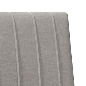 Ταπετσαρισμένο κεφαλάρι Taupe 100 cm Στερεά ξυλεία πεύκου