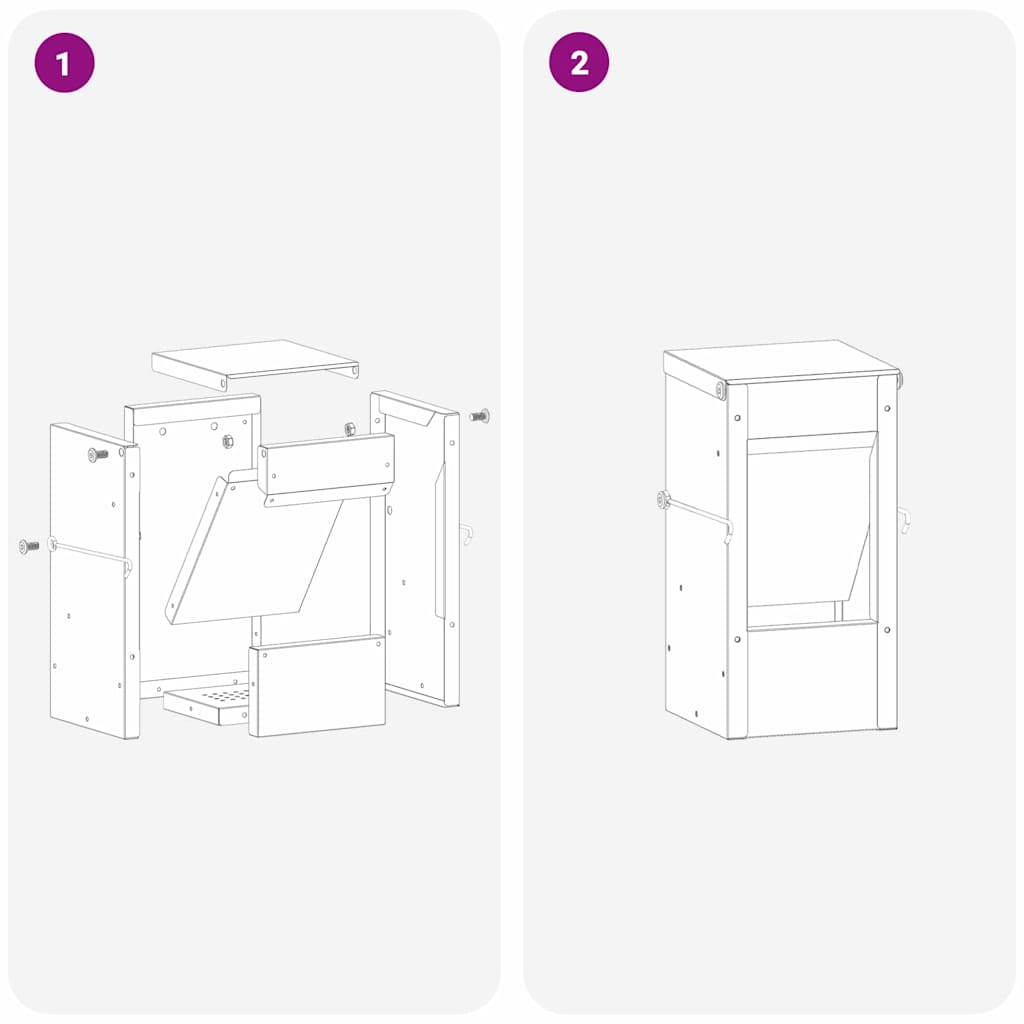 Ταΐστρα Χαμστεριών Ελιά Πράσινη 12,5 x 12,5 x 25 εκ.