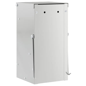 Ταΐστρα Χαμστεριών Ασημί 12,5 x 12,5 x 25 εκ. - Pakobazaar