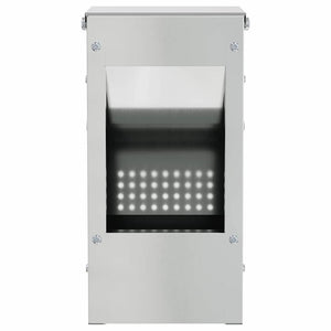 Ταΐστρα Χαμστεριών Ασημί 12,5 x 12,5 x 25 εκ. - Pakobazaar