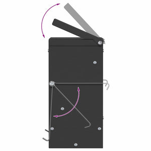 Ταΐστρα Χαμστεριών Μαύρο 20 x 12,5 x 25 εκ. 3 kg