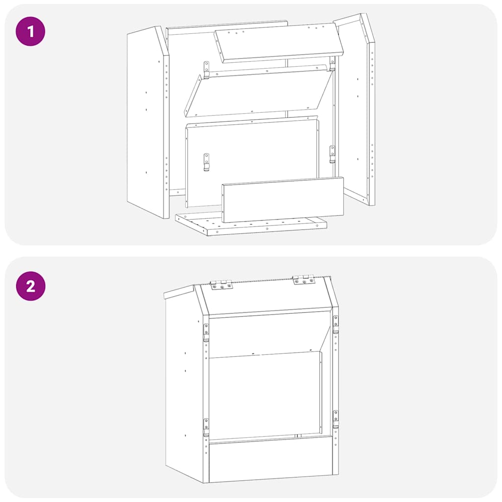 Ταΐστρα Χαμστεριών Μαύρο 64.5 x 25.5 x 45.5 εκ.
