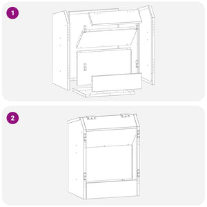 Ταΐστρα Χαμστεριών Μαύρο 33,5 x 25,5 x 45,5 εκ. 3 kg