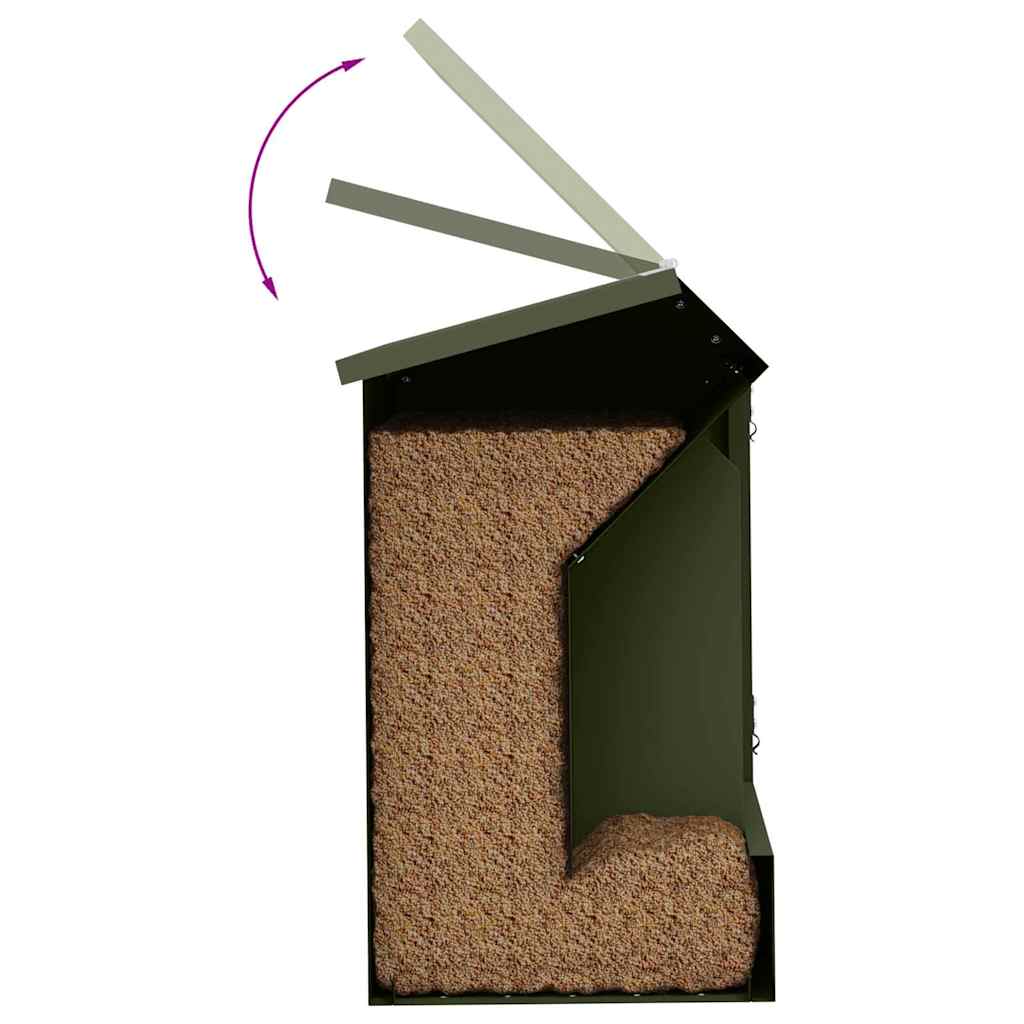 Ταΐστρα Χαμστεριών Ελιά Πράσινη 64.5 x 25.5 x 45.5 εκ.