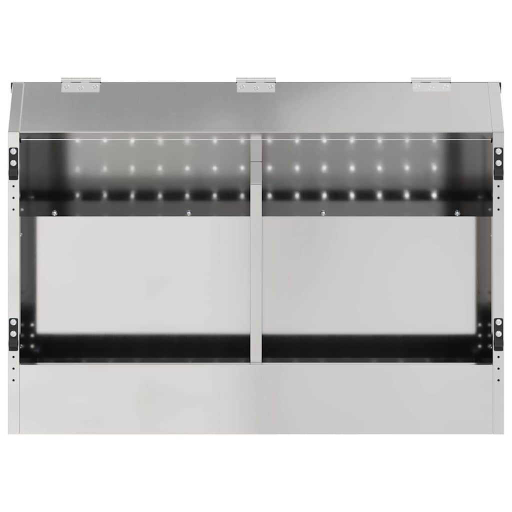 Ταΐστρα Χαμστεριών Ασημί 64.5 x 25.5 x 45.5 εκ.