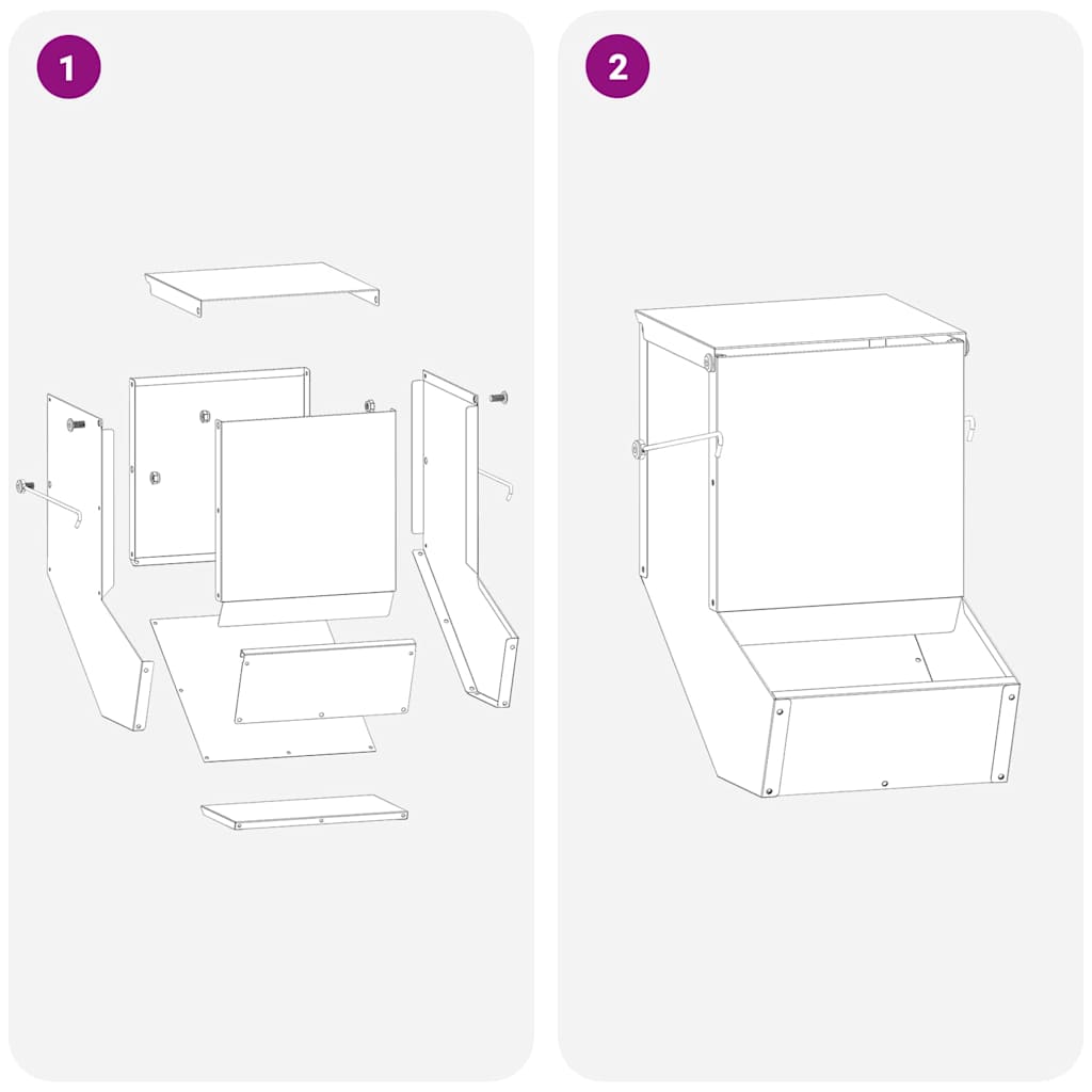 Ταΐστρα Χαμστεριών Μαύρο 17,5 x 26 x 28,5 εκ