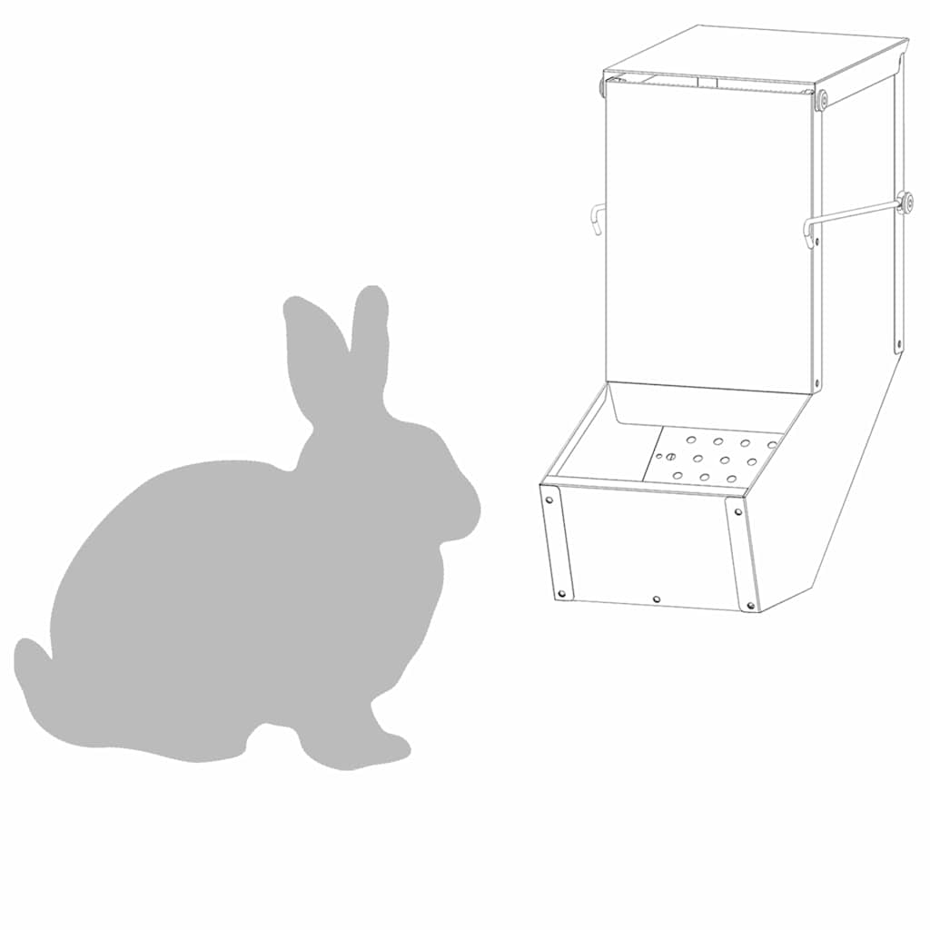 Ταΐστρα Χαμστεριών Ελιά Πράσινη 12,5 x 26 x 28,5 εκ