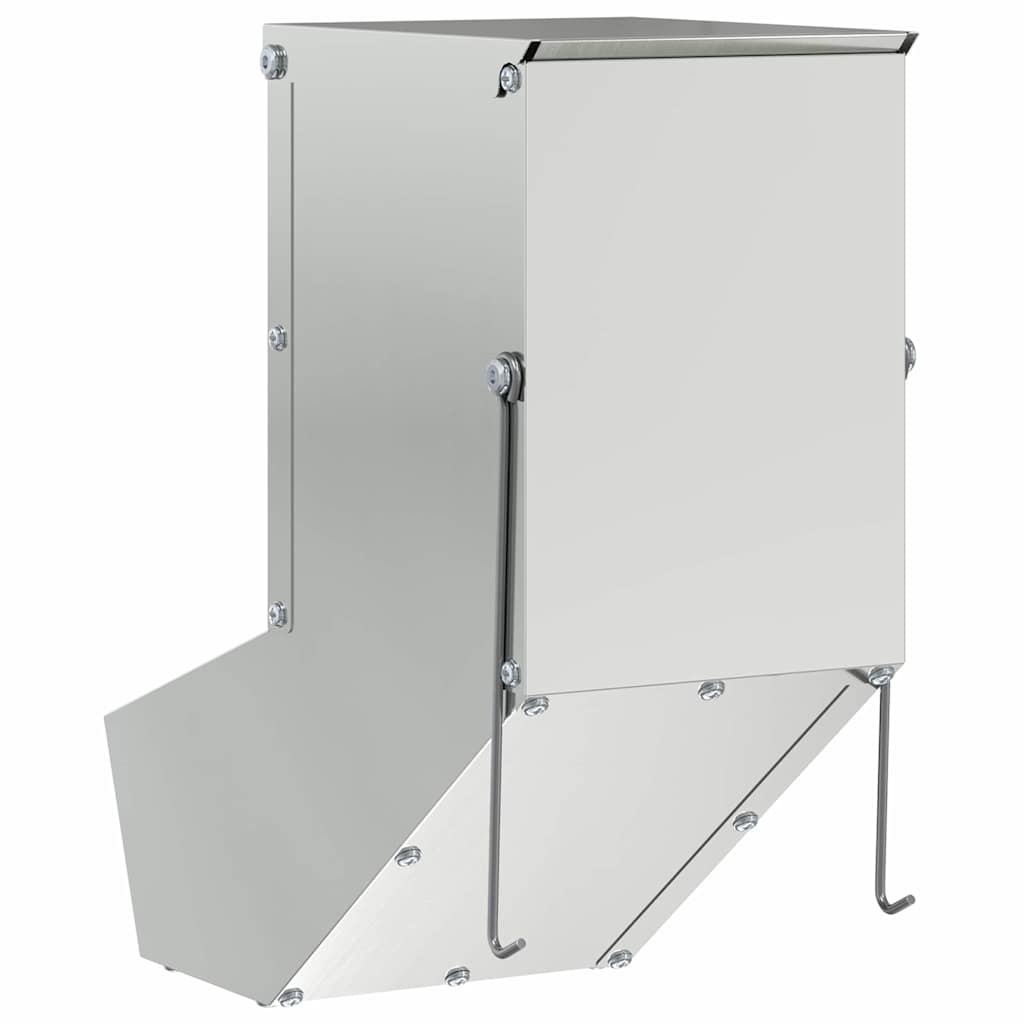 Ταΐστρα Χαμστεριών Ασημί 12,5 x 26 x 28,5 εκ