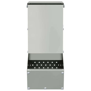 Ταΐστρα Χαμστεριών Ασημί 12,5 x 26 x 28,5 εκ 1 κιλό