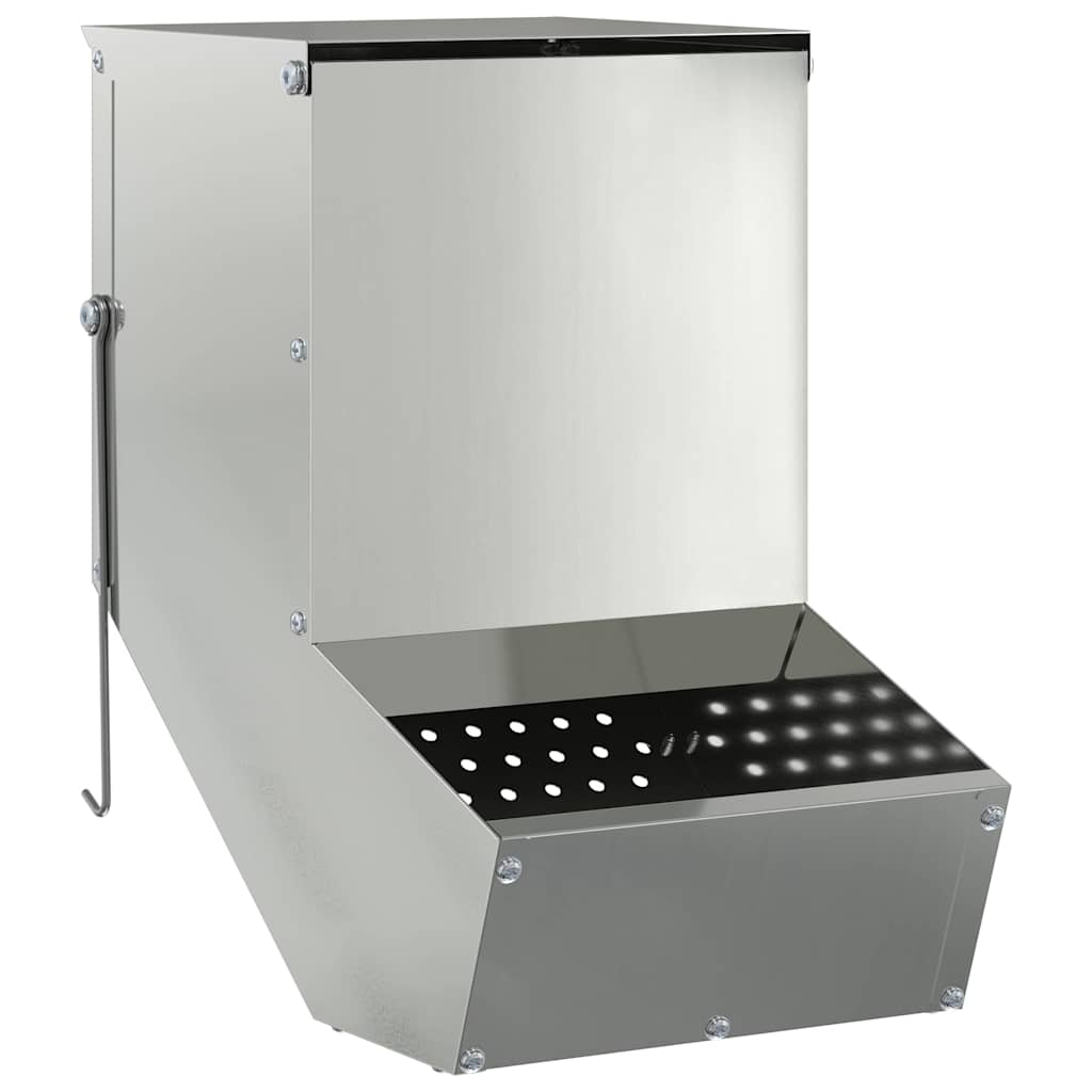 Ταΐστρα Χαμστεριών Ασημί 17,5 x 26 x 28,5 εκ