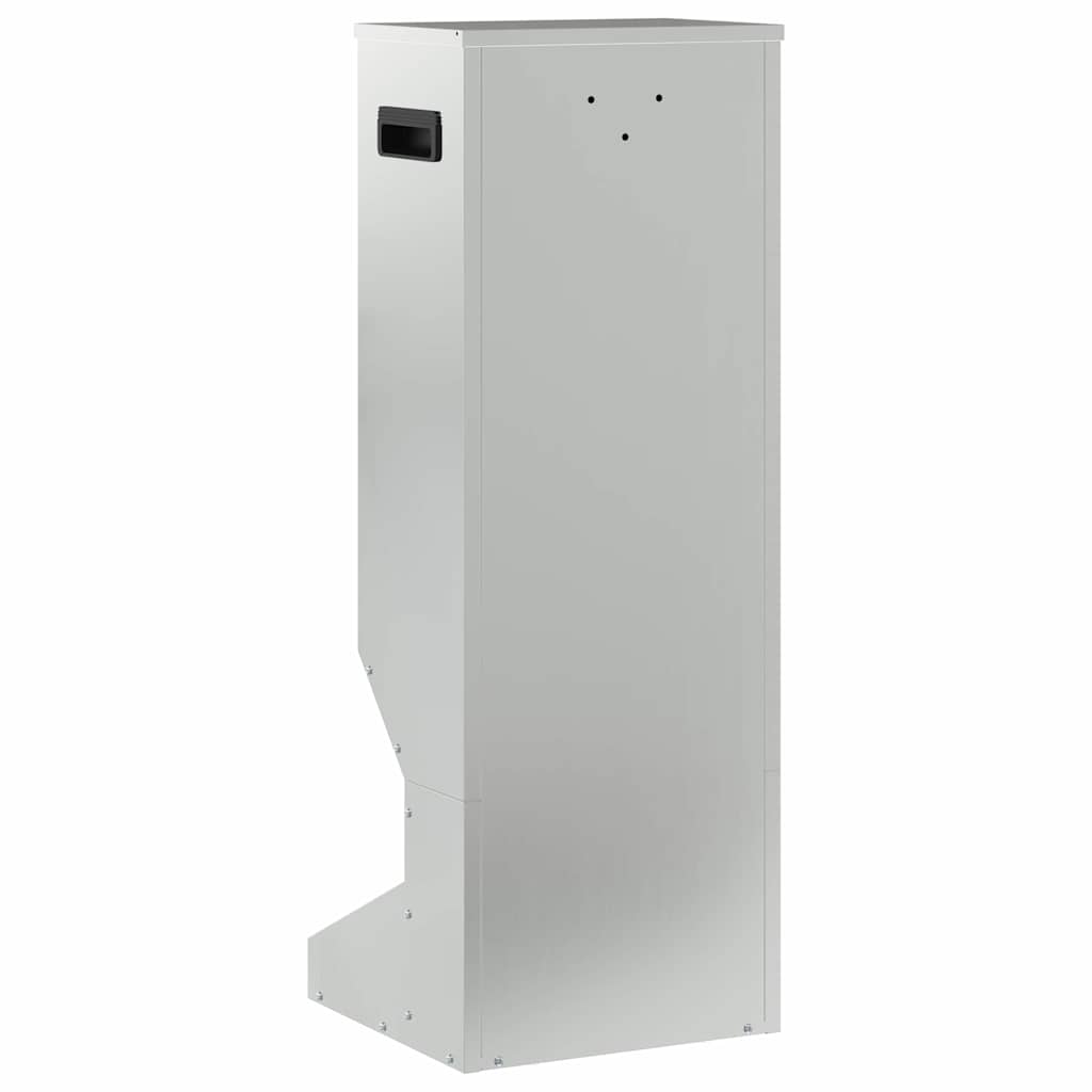 Ταΐστρα ελαφιών Ασημί 28 x 30 x 80 εκ. Επικαλυμμένος Χάλυβας