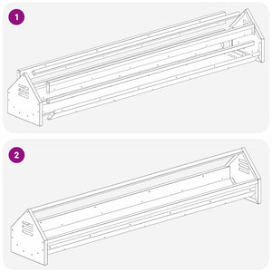 Τάφος ταΐσματος κοτόπουλων Λαδί 108 x 20,5 x 20 εκ. 5 kg