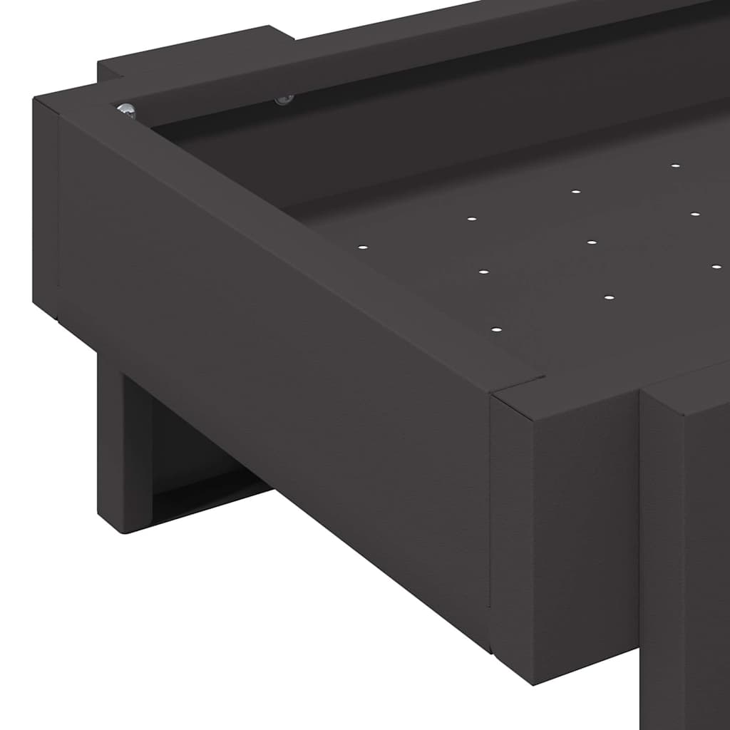 Τάφος ταΐσματος κοτόπουλων Μαύρο 80 x 28 x 13.5 cm - Pakobazaar