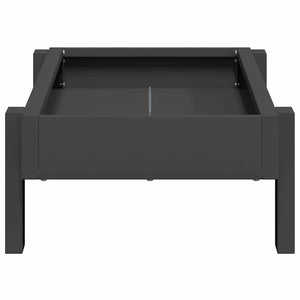 Τάφος ταΐσματος κοτόπουλων Μαύρο 80 x 28 x 13.5 cm - Pakobazaar