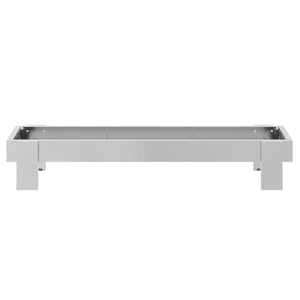 Τάφος ταΐσματος κοτόπουλων Ασημί 80 x 28 x 13.5 cm