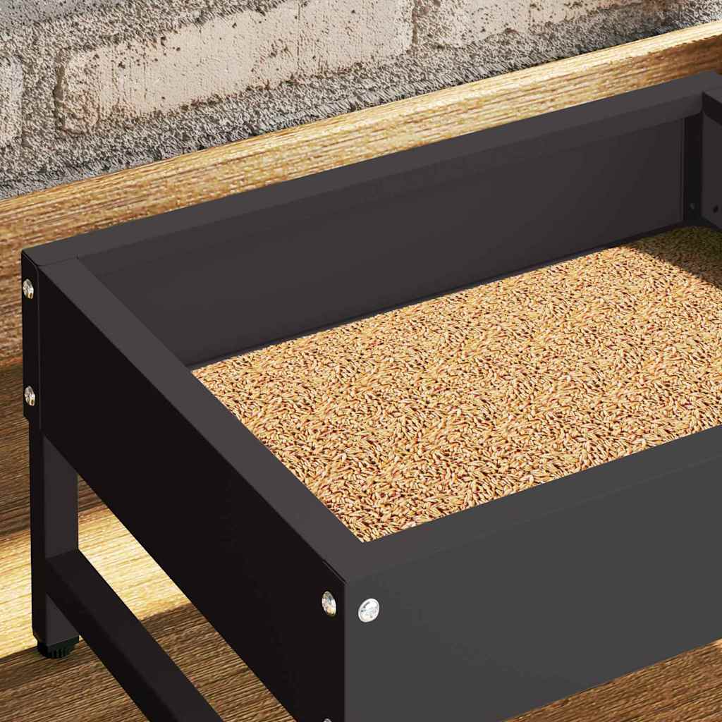 Ταΐστρα για Πουλιά Μαύρο 80 x 28 x 13.5 cm