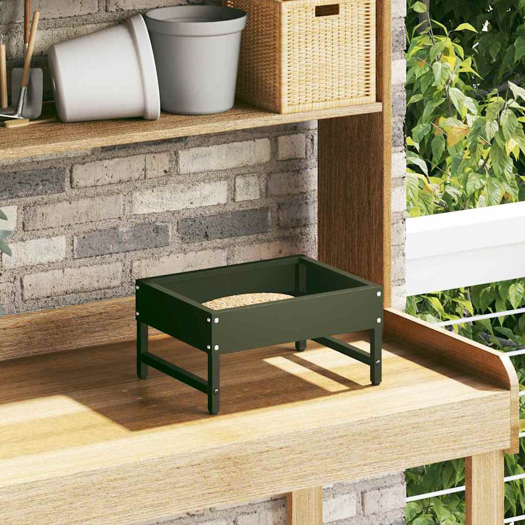 Ταΐστρα για Πουλιά Ελιά Πράσινη 80 x 28 x 13.5 cm - Pakobazaar