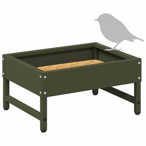 Ταΐστρα για Πουλιά Ελιά Πράσινη 80 x 28 x 13.5 cm - Pakobazaar