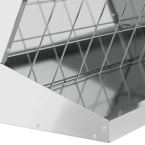 Φαγητό για Ξηρά Χόρτα Ασημί 71 x 33 x 70 εκ - Pakobazaar