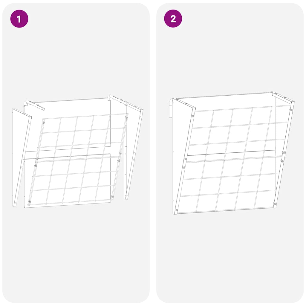 Κρεμαστός τροφοδότης άχυρου Ελιά Πράσινη 61 x 33 x 66 εκ