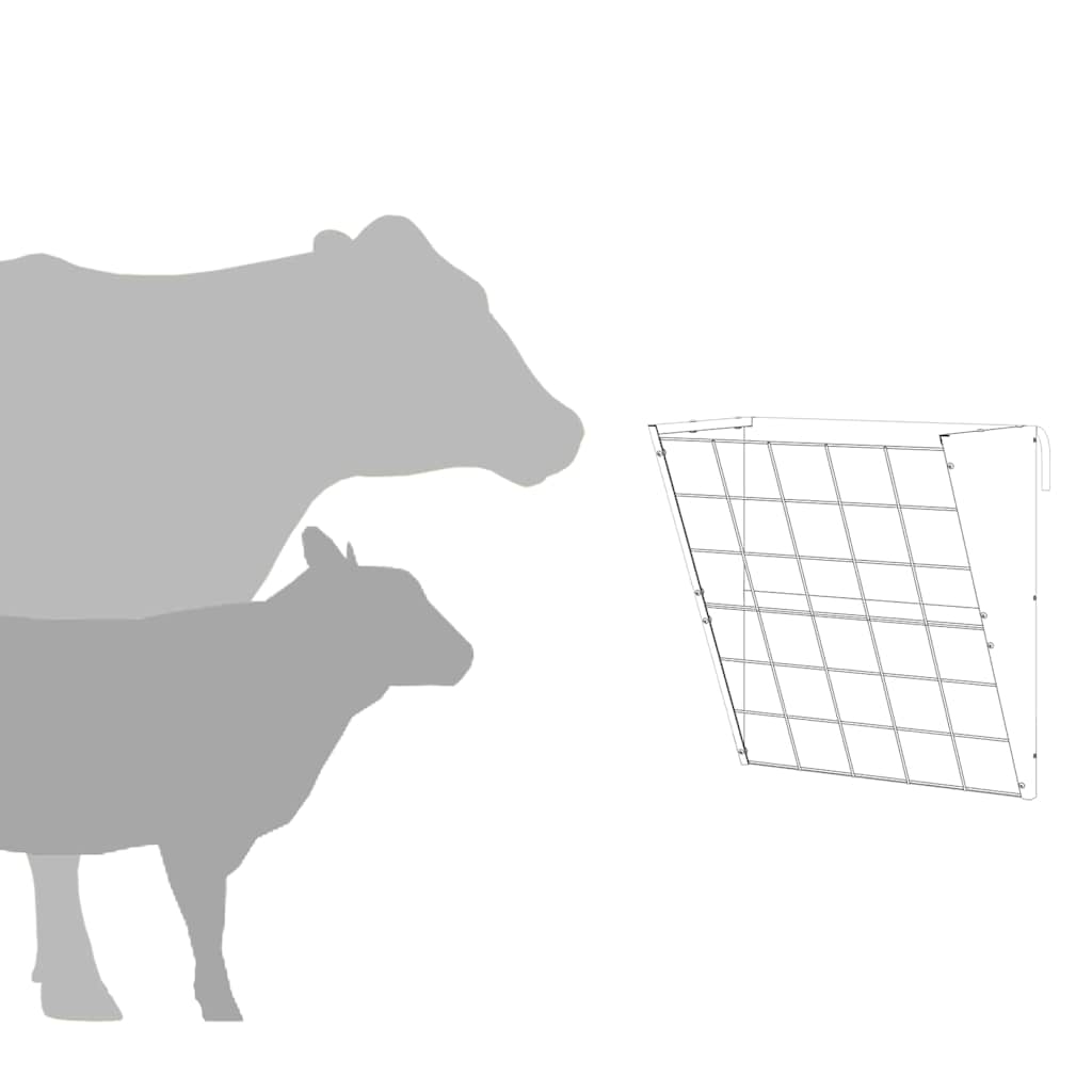 Κρεμαστός τροφοδότης άχυρου Ελιά Πράσινη 61 x 33 x 66 εκ