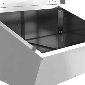 Ταΐστρα Γουρουνιών Ασημί 55 x 38 x 76 εκ. Επικαλυμμένος Χάλυβας - Pakobazaar