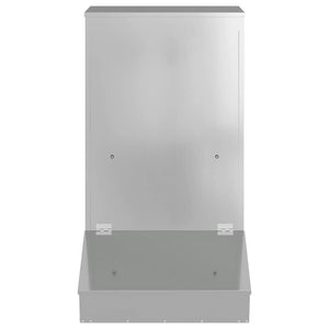 Ταΐστρα Γουρουνιών Ασημί 55 x 51 x 91,5 εκ. - Pakobazaar