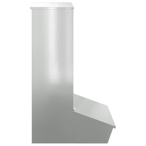 Ταΐστρα Γουρουνιών Ασημί 55 x 51 x 91,5 εκ. - Pakobazaar